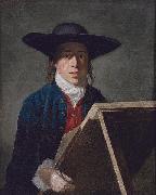 George Morland George Morland at an easel Sweden oil painting artist
